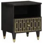 Mesitas de noche 2 uds madera maciza de mango 40x33x46 cm de , Mesitas de noche - Ref: Foro24-358327, Precio: 78,40 €, Descue...