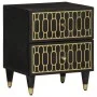 Mesitas de noche 2 uds madera maciza de mango 40x33x46 cm de , Mesitas de noche - Ref: Foro24-358319, Precio: 122,73 €, Descu...