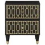 Mesitas de noche 2 uds madera maciza de mango 40x33x46 cm de , Mesitas de noche - Ref: Foro24-358319, Precio: 122,73 €, Descu...