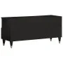 Solid mango wood TV stand 100x33x46 cm by , CD and DVD storage - Ref: Foro24-358338, Price: 71,09 €, Discount: %