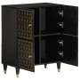 Armario auxiliar madera maciza de mango 60x33x75 cm de , Almacenamiento para CD y DVD - Ref: Foro24-358346, Precio: 113,90 €,...