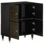 Massivholz-Nebenschrank aus Mangoholz 60x33x75 cm von , CD- und DVD-Speicher - Ref: Foro24-358346, Preis: 112,61 €, Rabatt: %