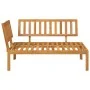 Corner pallet sofa for garden made of solid acacia wood by , Outdoor sofas - Ref: Foro24-365844, Price: 157,63 €, Discount: %