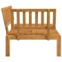 Corner pallet sofa for garden made of solid acacia wood by , Outdoor sofas - Ref: Foro24-365844, Price: 157,63 €, Discount: %