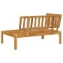 Corner pallet sofa for garden made of solid acacia wood by , Outdoor sofas - Ref: Foro24-365844, Price: 157,63 €, Discount: %