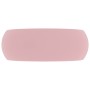 Lavabo de lujo redondo cerámica rosa mate 40x15 cm de vidaXL, Lavabos - Ref: Foro24-146999, Precio: 84,47 €, Descuento: %