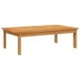 Solid acacia wood garden table 100x60x30 cm by , Outdoor sofas - Ref: Foro24-365846, Price: 75,54 €, Discount: %