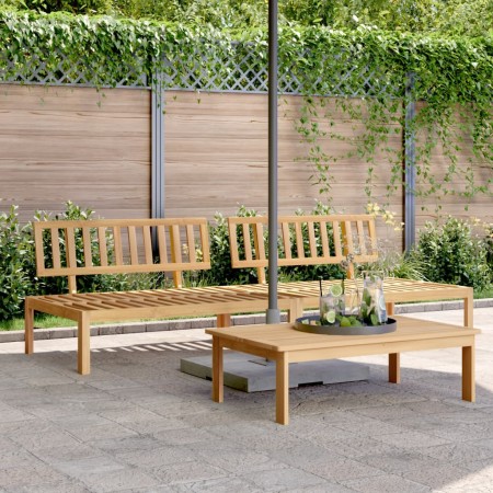 Sofás centrales palets de jardín 2 uds madera maciza de acacia de , Sofás de exterior - Ref: Foro24-365852, Precio: 224,89 €,...