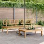 Sofás centrales palets de jardín 2 uds madera maciza de acacia de , Sofás de exterior - Ref: Foro24-365852, Precio: 224,89 €,...