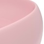 Lavabo de lujo redondo cerámica rosa mate 40x15 cm de vidaXL, Lavabos - Ref: Foro24-146999, Precio: 84,47 €, Descuento: %
