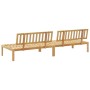Sofás centrales palets de jardín 2 uds madera maciza de acacia de , Sofás de exterior - Ref: Foro24-365852, Precio: 224,89 €,...