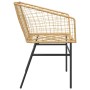 Sillones de jardín 2 unidades ratán sintético marrón de , Sillas de jardín - Ref: Foro24-369099, Precio: 93,68 €, Descuento: %
