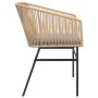 Sillones de jardín con cojines 2 uds ratán sintético marrón de , Sillas de jardín - Ref: Foro24-369103, Precio: 138,40 €, Des...