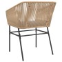 Sillones de jardín con cojines 2 uds ratán sintético marrón de , Sillas de jardín - Ref: Foro24-369103, Precio: 138,40 €, Des...