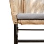 Sillones de jardín con cojines 2 uds ratán sintético marrón de , Sillas de jardín - Ref: Foro24-369103, Precio: 138,40 €, Des...