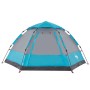 Tienda de campaña cabaña 4 personas apertura rápida azul de , Tiendas de campaña - Ref: Foro24-4005336, Precio: 94,38 €, Desc...