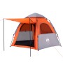 Tienda campaña cabaña 4 personas apertura rápida gris naranja de , Tiendas de campaña - Ref: Foro24-4005334, Precio: 98,00 €,...