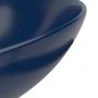 Dunkelblaues rundes Badezimmerwaschbecken aus Keramik von vidaXL, Sinkt - Ref: Foro24-146979, Preis: 51,24 €, Rabatt: %