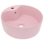 Luxus-Spüle mit mattrosa Keramiküberlauf 36x13 cm von vidaXL, Sinkt - Ref: Foro24-147032, Preis: 76,31 €, Rabatt: %