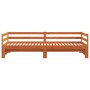 Sofá cama nido madera maciza de pino marrón cera 90x190 cm de , Camas y somieres - Ref: Foro24-847160, Precio: 138,44 €, Desc...