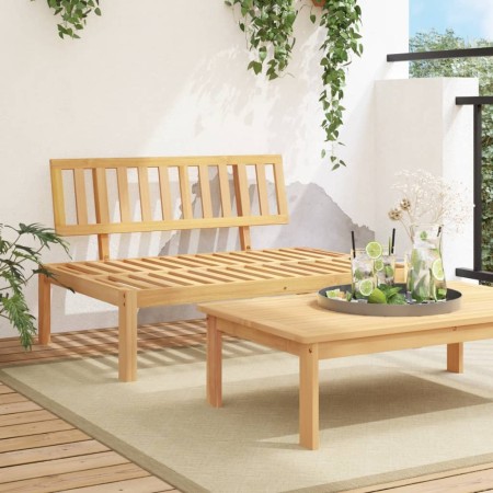 Sofá central de palets para jardín madera maciza de acacia de , Sofás de exterior - Ref: Foro24-365850, Precio: 136,00 €, Des...