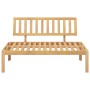 Sofá central de palets para jardín madera maciza de acacia de , Sofás de exterior - Ref: Foro24-365850, Precio: 136,00 €, Des...