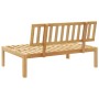 Sofá central de palets para jardín madera maciza de acacia de , Sofás de exterior - Ref: Foro24-365850, Precio: 136,00 €, Des...