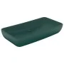 Lavabo rectangular de lujo cerámica verde oscuro mate 71x38cm de vidaXL, Lavabos - Ref: Foro24-146959, Precio: 122,68 €, Desc...