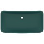 Lavabo rectangular de lujo cerámica verde oscuro mate 71x38cm de vidaXL, Lavabos - Ref: Foro24-146959, Precio: 124,97 €, Desc...