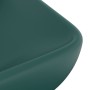 Lavabo rectangular de lujo cerámica verde oscuro mate 71x38cm de vidaXL, Lavabos - Ref: Foro24-146959, Precio: 124,97 €, Desc...