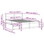 Estructura de cama con cajones madera maciza de pino 120x200 cm de , Camas y somieres - Ref: Foro24-3282351, Precio: 266,18 €...