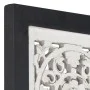 Hand-carved black and white MDF wall panel 60x60x1.5 cm by vidaXL, Wall covering - Ref: Foro24-321657, Price: 37,33 €, Discou...
