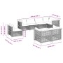 Set de sofás de jardín y cojines 8 piezas ratán sintético gris de , Conjuntos de jardín - Ref: Foro24-3261903, Precio: 706,58...