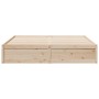 Estructura de cama madera maciza de pino 180x200 cm de , Camas y somieres - Ref: Foro24-3282366, Precio: 208,59 €, Descuento: %