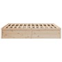Estructura de cama madera maciza de pino 180x200 cm de , Camas y somieres - Ref: Foro24-3282366, Precio: 208,59 €, Descuento: %