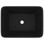 Matte black ceramic luxury washbasin 41x30x12 cm by vidaXL, Sinks - Ref: Foro24-147052, Price: 76,23 €, Discount: %