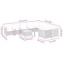 Set de sofás de jardín 10 pzas cojines ratán sintético negro de , Conjuntos de jardín - Ref: Foro24-3262007, Precio: 663,94 €...