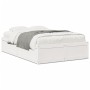 Estructura de cama madera maciza de pino blanco 120x200 cm de , Camas y somieres - Ref: Foro24-3282379, Precio: 215,37 €, Des...