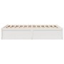 Estructura de cama madera maciza de pino blanco 120x200 cm de , Camas y somieres - Ref: Foro24-3282379, Precio: 215,37 €, Des...