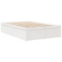 Estructura de cama madera maciza de pino blanco 120x200 cm de , Camas y somieres - Ref: Foro24-3282379, Precio: 215,37 €, Des...