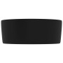 Lavabo de lujo redondo cerámica negro mate 40x15 cm de vidaXL, Lavabos - Ref: Foro24-147019, Precio: 68,45 €, Descuento: %