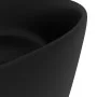 Matte black round ceramic luxury washbasin 40x15 cm by vidaXL, Sinks - Ref: Foro24-147019, Price: 67,46 €, Discount: %
