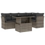 Set de muebles de jardín 6 pzas y cojines ratán sintético gris de , Conjuntos de jardín - Ref: Foro24-3266570, Precio: 397,36...