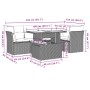 Set de muebles de jardín 6 pzas y cojines ratán sintético gris de , Conjuntos de jardín - Ref: Foro24-3266570, Precio: 397,36...