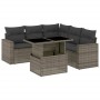 Set de muebles de jardín 6 pzas y cojines ratán sintético gris de , Conjuntos de jardín - Ref: Foro24-3267270, Precio: 406,97...