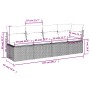 Set de muebles de jardín 9 pzas y cojines ratán sintético gris de , Conjuntos de jardín - Ref: Foro24-3267410, Precio: 605,31...
