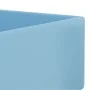 Light blue ceramic sink with overflow by vidaXL, Sinks - Ref: Foro24-146989, Price: 74,56 €, Discount: %