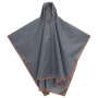 Poncho de lluvia con capucha 2 en 1 gris y naranja 223x145 cm de , Camping y senderismo - Ref: Foro24-4004199, Precio: 24,37 ...