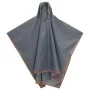 Poncho de lluvia con capucha 2 en 1 gris y naranja 223x145 cm de , Camping y senderismo - Ref: Foro24-4004199, Precio: 22,76 ...