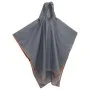 Poncho de lluvia con capucha 2 en 1 gris y naranja 223x145 cm de , Camping y senderismo - Ref: Foro24-4004199, Precio: 22,76 ...